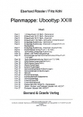 Eberhard Rössler & Fritz Köhl: Planmappe: Uboottyp XXIII