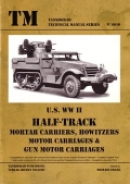 U.S. WWII Half-Track Mortar Carriers, Howitzers, Motor Carriages