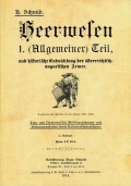 Heerwesen 1. (Allgemeiner) Teil und historische Entwicklung der 