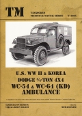 U.S. WWII & Korea Dodge 3/4-Ton 4X4 WC-54 & WC-64 (KD) Ambulance